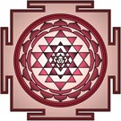 "Sri Yantra Maroon" T-Shirt